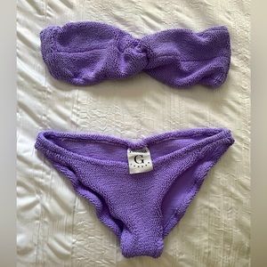 Hunza G lilac bikini